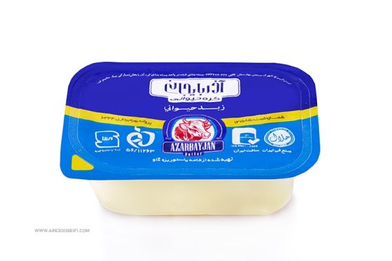 کره حیوانی پاستوریزه10گرم100عددی آذربایجان