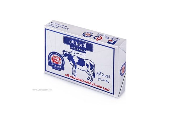 کره حیوانی پاستوریزه50گرمی 60عددی آذربایجان